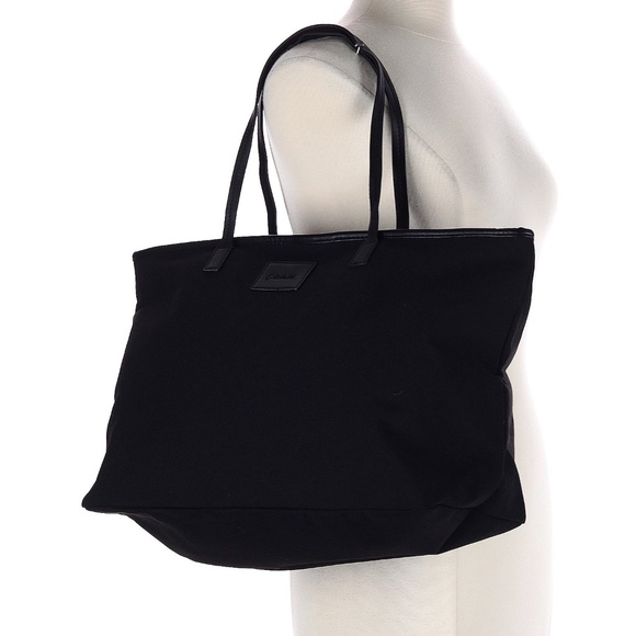 NWOT Cleobella Black Canvas Tote New in Bag - Picture 6 of 7
